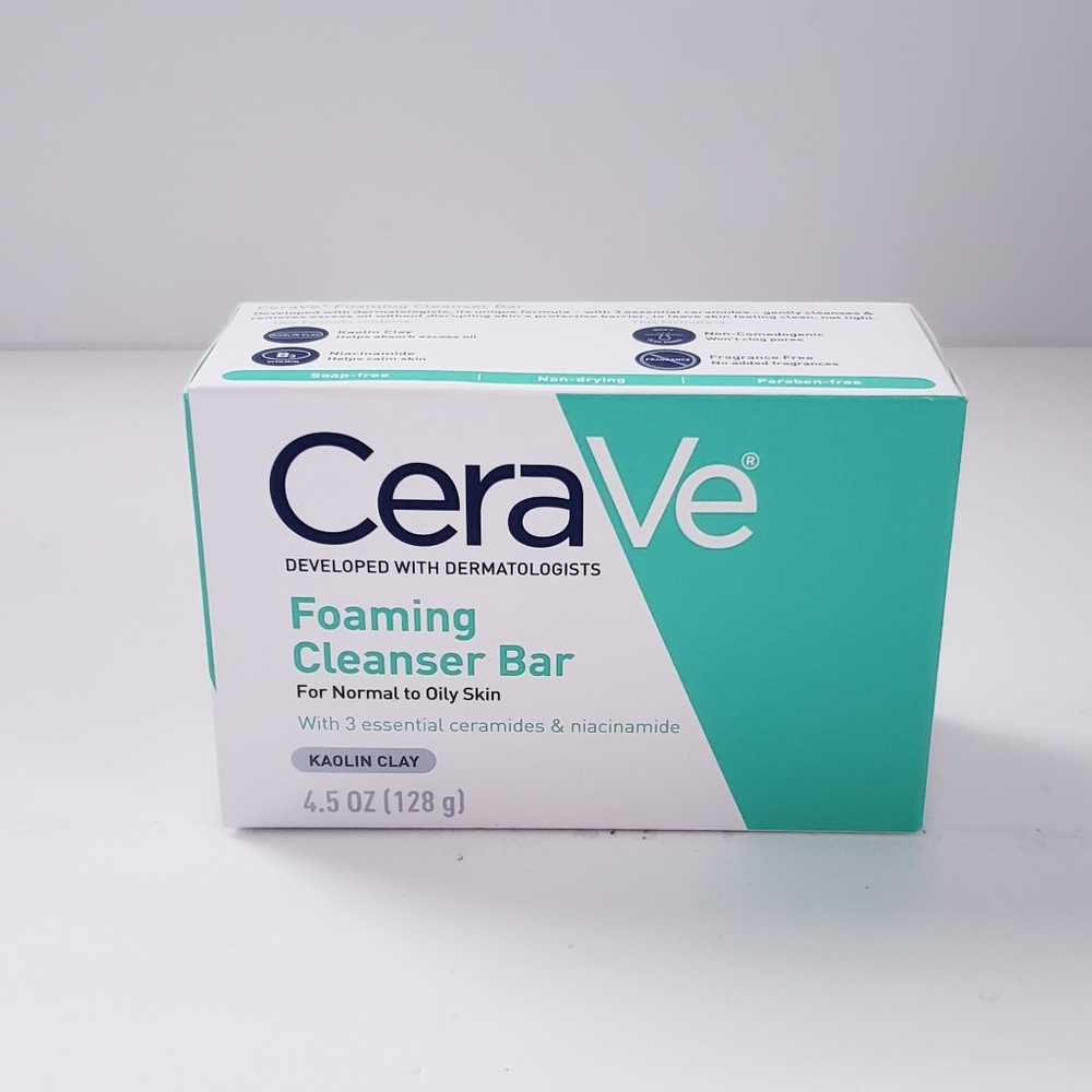 ⭐4/$15 CeraVe Foaming Cleanser Bar for Oily Skin